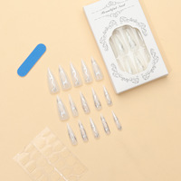 Ongles à presser de luxe Stiletto Chrome Liquide Nail Art Faux Ongles Faits à la Main Réutilisables Cadeau pour Femme Vente en Gros Dropshipping