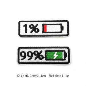 Iron on Sticker Embroidery Low Power Patch for Decoration of Video Games Flat Shoes - Product Image 2