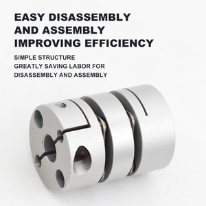 Nhôm CNC động cơ kẹp khớp nối linh hoạt hàm trục <span class=keywords><strong>Coupler</strong></span> 5mm 8mm tùy chỉnh đĩa OD 19x25mm 3/4/5/6/6.35/7/8/10mm - Product Image 5