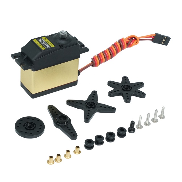 DHV150 0.07s High Speed Rc Servo Motor 7.4V HV Metal Gear Coreless Servo for 1/5 Rc Car Radio Control Helicopters