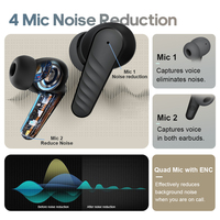Los mejores auriculares para juegos TWS con Bluetooth 5,3 y auriculares ENC de calidad de sonido HiFi