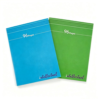 Cuaderno de ejercicios cosido a mano con rayas francesas, cuaderno escolar con cubierta suave impresa a todo color
