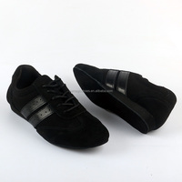 Chaussures de danse unisexes Wedopus en daim à semelle souple pour la danse de salon en salle, livraison directe