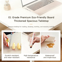 Table de chevet pliable pour chambre à coucher, bureau d'étudiant portable, bureau mobile, bureau d'ordinateur