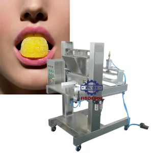 Roestvrijstalen Semi-Geautomatiseerde Maquina Para Gomitas Sinofude Gummy Making Machine