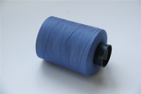 Fil à coudre et à broder 100% polyester haute ténacité, résistant aux produits chimiques, faible rétrécissement, résistant à l'abrasion, filé teint 30s, 200g