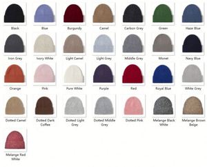 Bonnet en Laine Tricoté Épais de Luxe Automne-Hiver pour Hommes et Femmes, Style Européen et Américain, en Pure Laine Mérinos – Vente en Gros - Product Image 3