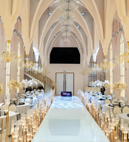 Salle de mariage et entrepôt préfabriqués en structure acier moderne, résistance au vent élevée et durée de vie de 50 à 70 ans