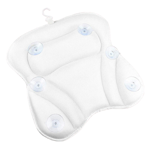BBCare Extra Large Oreiller <span class=keywords><strong>de</strong></span> <span class=keywords><strong>Bain</strong></span> Papillon avec 6 Ventouses Fortes 4D Matériel Spa <span class=keywords><strong>Coussin</strong></span> <span class=keywords><strong>de</strong></span> <span class=keywords><strong>Bain</strong></span> pour Baignoire Camping En Plein Air Voyage - Product Image 3
