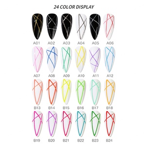 JTING Pincel de Calidad Superior, Set de 5 Colores en Caja, Gel Liner Neon Glow Disco para Uñas, Esmalte de Uñas en Gel, Proveedor OEM de Suministros de Gel para Uñas - Product Image 2