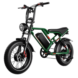 Bicicleta Eléctrica de Montaña con Llantas Gruesas de 20 Pulgadas, Motor Dual, Fatbike de 2000W, Bicicleta Eléctrica Urbana QJ8, Bicicleta Eléctrica para Adultos - Product Image 1
