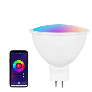 Tuya Smart RGB+CCT 5W AC <b>Wireless</b> LED Bulb Google Assistant Compatible Remote Control MR16/GU5.3/E27 Base Dimmable for - Product Image 1