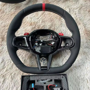 Volant personnalisé pour BMW G20 G28 G30 G38 G80 G82 M3 320i 330i <span class=keywords><strong>330e</strong></span> 340i 540i volant de voiture de sport en carbone forgé LED - Product Image 1