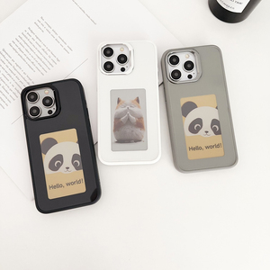 Étui de téléphone NFC d'affaires antichoc de conception de luxe pour iPhones 15 Pro Max 4 couleurs bricolage e-ink couverture mobile étui intelligent en Silicone - Product Image 1