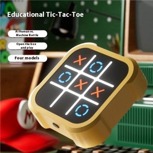 Juguete <span class=keywords><strong>de</strong></span> plástico educativo todo en uno Tic-Tac-Toe y tablero <span class=keywords><strong>de</strong></span> ajedrez para estudiantes <span class=keywords><strong>juego</strong></span> <span class=keywords><strong>de</strong></span> mesa multifuncional - Product Image 2
