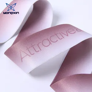 Fabrik heißer Verkauf benutzer definierte Hintergrund Farbverlauf Farbe 3D-Druck glatte Oberfläche Polyester Männer dynamische Dessous elastischen Gurtband