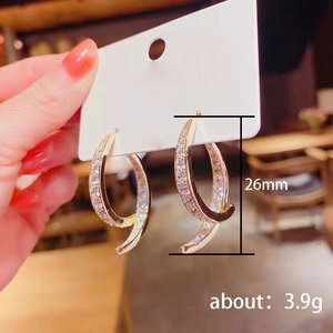 Orecchini Pendenti a Croce Bidirezionali per Donne, Orecchini Geometrici Fronte-Retro, Gioielli di Moda per Uso Quotidiano e Feste - Product Image 5