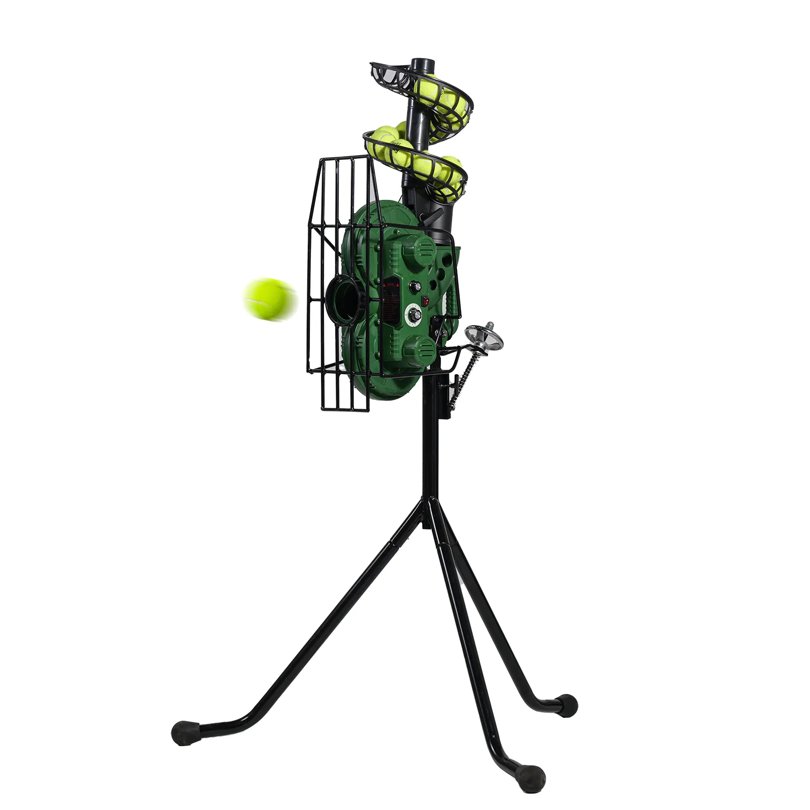 Furlihong 666PBH Pro Tennis Ball Machine, 40 to 68 MPH, Adjustable Launching Angle, Speed and Height