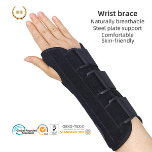 <span class=keywords><strong>Férula</strong></span> de Muñeca Mejorada de Neopreno y Espuma de PU con Tejido Compuesto para Fractura Radial, <span class=keywords><strong>Férula</strong></span> Ajustable para Fijación de Hueso Carpal del Antebrazo - Product Image 1