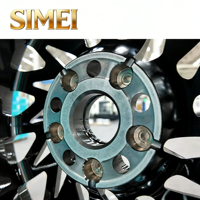 Jantes en alliage d'aluminium forgé SIMEI 22x12, haute qualité, personnalisées sur mesure, Henan Chine, design multi-rayons, tout-terrain 4x4