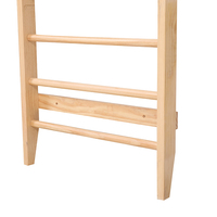 Pull Ups Gymnastique Escalade Mur Home Gym Suspension Bois Stall Bar Échelle Suédoise