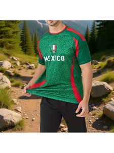Las camisetas de fútbol son fabricadas en una fábrica mexicana y se pueden personalizar.F10 - Product Image 3