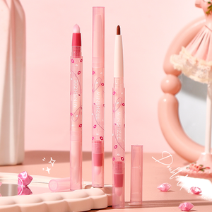 Oem批发MINSHZEE超细扭结唇线铅笔精确轮廓天鹅绒哑光丰满素食唇线 - Product Image 5