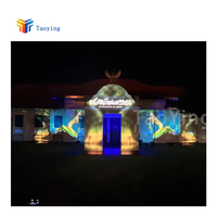 Projection de bâtiment extérieur Projection holographique Cartographie 3D Projection de bâtiment extérieur Cartographie 3D