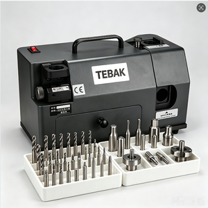 เครื่องลับคมดอกเอ็นมิลล์ TEBAK แบบใบมีดเกลียว สำหรับดอกคาร์ไบด์และ HSS แบบ 2/3/4 ฟลุต ช่วงการเจียร 4-14 มม. - Product Image 4