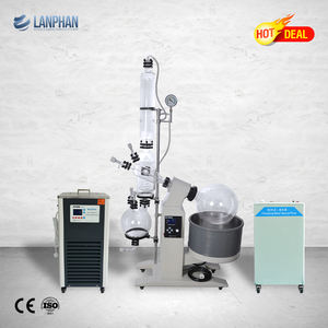 Évaporateur rotatif 20L, distillation sous vide, Rotovap avec double condenseur et taux de récupération élevé pour la récupération d'<span class=keywords><strong>éthanol</strong></span> solvant - Product Image 2