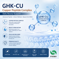 Capsules de supplément de peptide de cuivre GHK-Cu à usage quotidien, supplément GHK-CU, capsules GHK-CU en marque privée