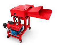 Henglu Nouveau Broyeur de Fourrage Diesel Mini en Métal pour Ensileuse, Coupe-Graine de Maïs et Pailles, pour Alimentation du Bétail, Hacheuse de Fourrage Efficace