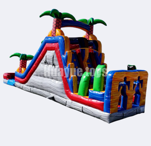 Commercial Large <strong>Inflatable</strong> Obstacle Slide Course for Child Bouncy Slide Combo <strong>Inflatable</strong> Castle With <strong>Tunnel</strong> - Product Image 2