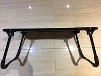 Table d'ordinateur portable pour lit avec jambes pliables bureau pour ordinateur portable support plateau Table plateau de service pour lire manger et travailler