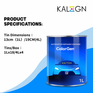 Bán Buôn Nhanh Khô Chất Lượng Cao Tự Động Sơn Màu Đen 2K Rắn Màu Xe Refinish Tự Động Cơ Thể Ô Tô Sơn - Product Image 3