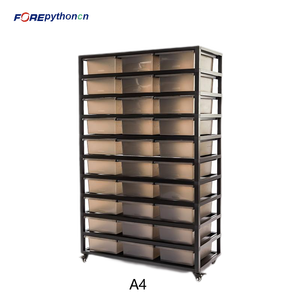 نظام رفوف للزواحف مع حصيرة تسخين سفلية وعجلات للثعابين الصغيرة مثل البايثون والبواء - Product Image 3