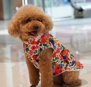 Giacca floreale calda invernale <span class=keywords><strong>per</strong></span> cani, gilet invernale in pile, <span class=keywords><strong>abbigliamento</strong></span> natalizio <span class=keywords><strong>per</strong></span> <span class=keywords><strong>cuccioli</strong></span> - Product Image 5