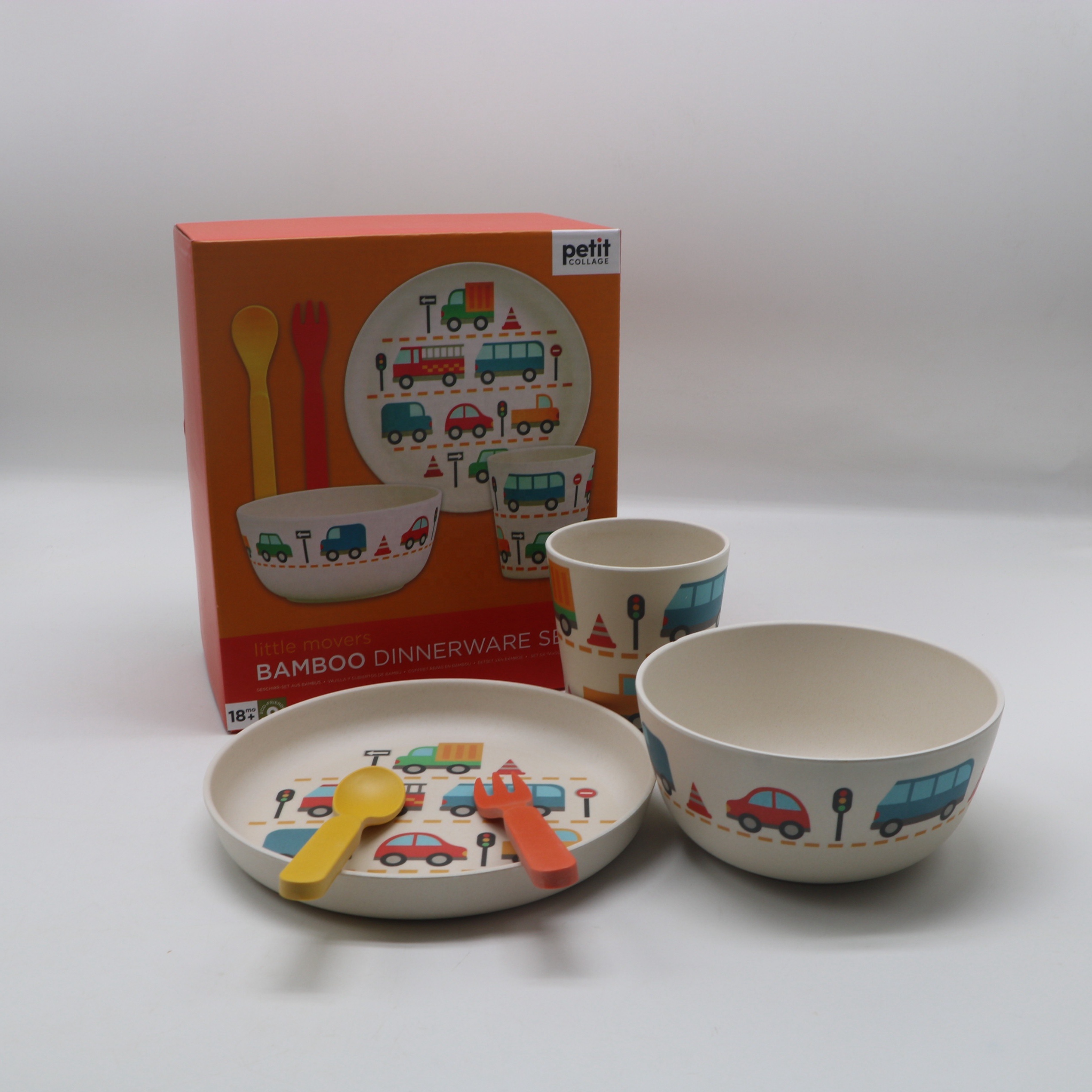 Biologisch Abbaubares 5-teiliges PLA-Bambus-Geschirr fr Kinder Kleinkind  Teller Schssel Tasse Set Umweltfreundliches und Splmaschinenfestes  Naturgeschirr| Alibaba.com