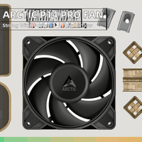 Pour Arctic P14 Pro 14cm ordinateur unique ventilateur de bureau pression de vent élevée grand Volume d'air PWM boule boîtier en plastique accessoire