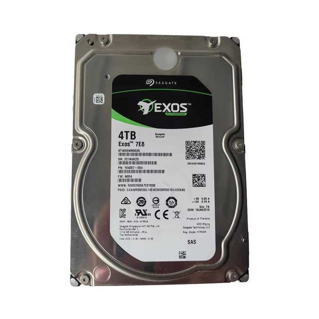 ST4000NM0025 4TB SAS 12Gbps 3.5 Inch Internal Server HDD 7200 RPM Hard Drive with SAS Expansion Port Used for Servers