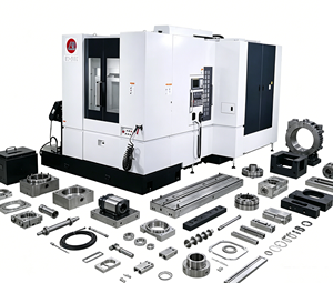Centro de Mecanizado CNC de Alta Calidad HT-500 Monofásico con Sistema de Control Siemens Horizontal BT40 Venta Directa de Fábrica - Product Image 1
