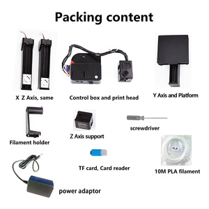 New Mini 3D Printer Home Education Desktop FDM 100x100x100mm Support PLA/TPU One Key Printing Semi-Automatic USB Prototyping