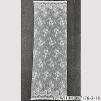 GCWH019487176-3-18 Tissu en dentelle de tulle brodé de fleurs perlées de 150 cm, dentelle de mariée avec perles et paillettes pour robe de mariée