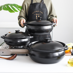 कारखाने गर्म बिक्री आधुनिक डिजाइन सिरेमिक 3.3 + 4.7 + 5.8 + 8l इन्सुलेट खाद्य गर्म बर्तन या कैसिरोल्स के लिए कंटेनर - Product Image 1