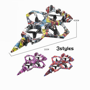 Haute qualité télécommande avion jouet mousse combattant Drone avec lumière 4 axes RC hélicoptère planeur cascadeur mousse combattant avion jouet - Product Image 1