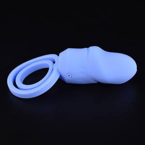 CityFun pene a forma di anello del cazzo vibratore 10 vibrazione figa stimolazione del pene Silicone anello del cazzo vibratore giocattoli del sesso per coppie - Product Image 5