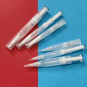 Travel-Sized Cosmetic Vacuum Pen Bottles For Foundation Lip Gloss Concealer Sample <b>Makeup</b> <b>Tools</b> Clear Plastic With White Tip - Product Image 2