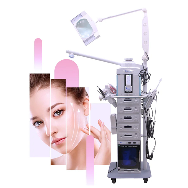 ZS 19-in-1 Multifunctional Facial Beauty Machine With Facial Steamer Deep Facial Cleaning Machine Skin Care Tools for Salon
