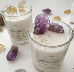 Velas Aromáticas Personalizadas con Piedras Preciosas Espirituales y Chakras Mágicos, con Etiqueta Privada para el Día de la Madre, en Oferta - Product Image 5