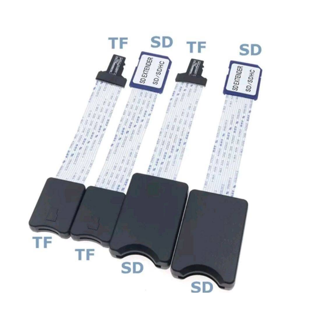 Navigation-specific Data Cable for DashcamTF to TF Conversion TF to SD Conversion Extension Cable for Reading Cards 25/48/60cm